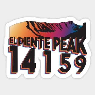 El Diente Peak Sticker